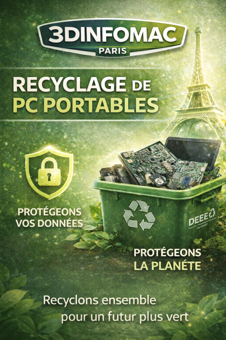 recyclage ordinateur portable Paris