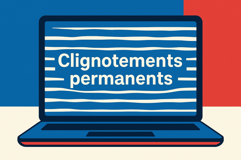 l’écran saute tout le temps ou seulement parfois ?