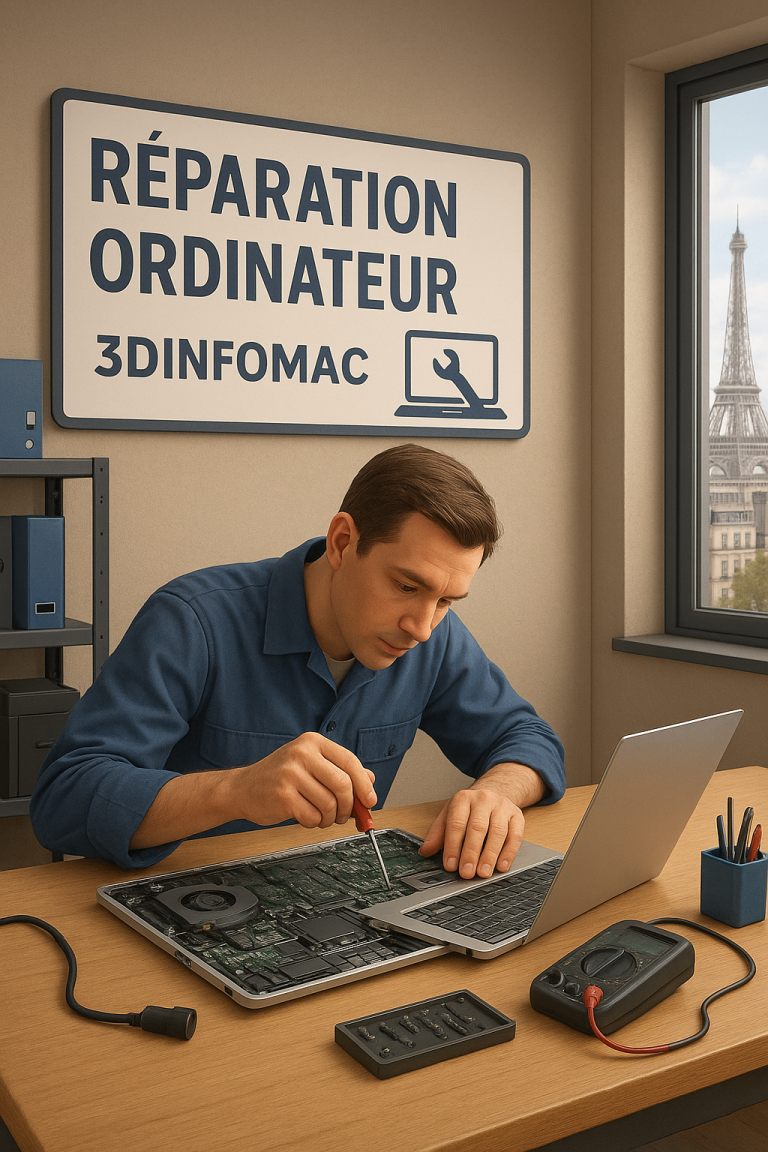 Réparation ordinateur sans son à Paris