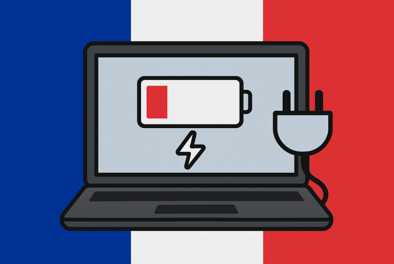 ordinateur ne charge plus Ne s’allume plus Batterie défectueuse