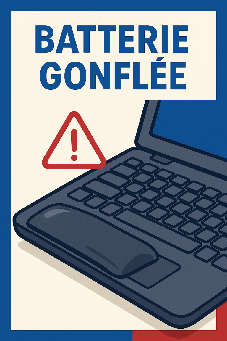 batterie défaillante ,batterie gonflé