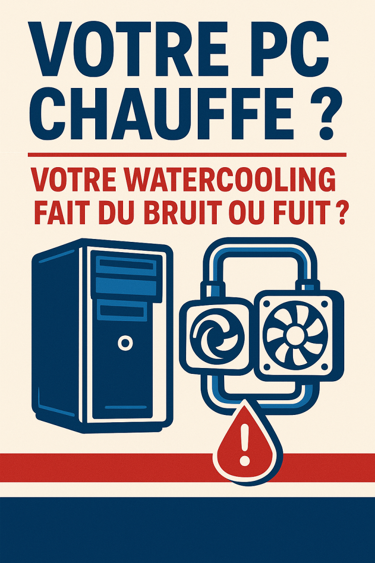 Votre PC chauffe  Votre watercooling fait du bruit ou fuit