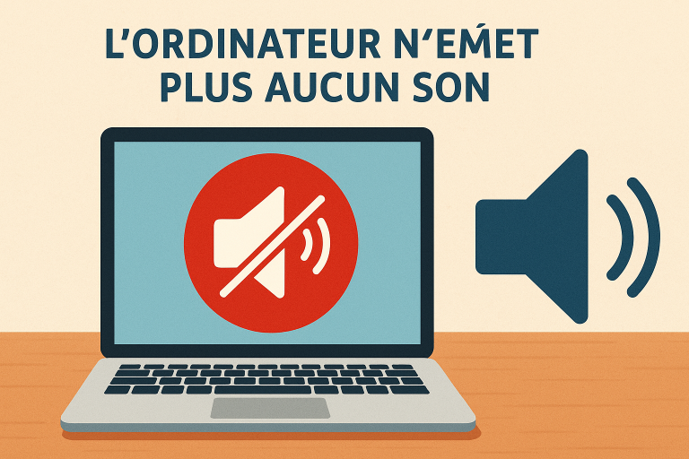 Réparation ordinateur sans son à Paris