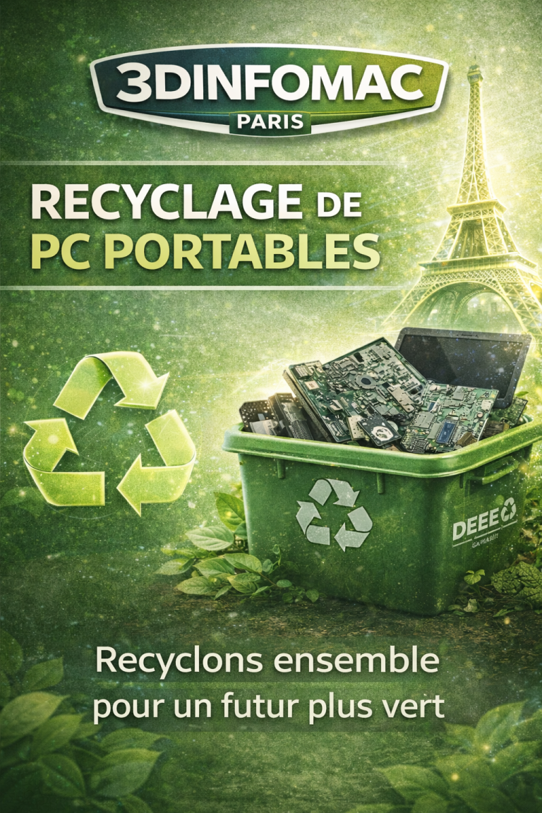 recyclage PC portable