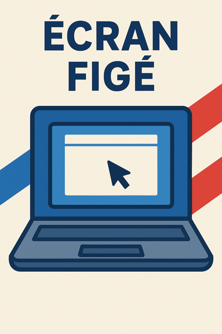 réparation écran figé